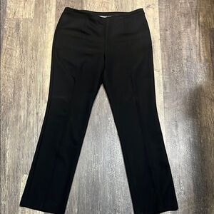 Chicos side zip straight leg size 1R black dress Pants